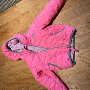 2T girls North Face reversible winter jacket